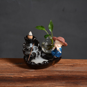Une variété de brûleurs d'encens inversés brûleurs d'encens à eau courante alpine brûleur d'encens en bois de santal inversé - Product Image 5