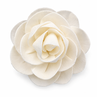 Diffuseur de fleurs en bois de Sola fait main, blanc, service de couleur personnalisée, décoration intérieure
