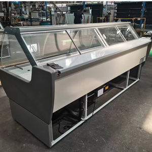 Deli Display Cooler Case Refrigerador Gabinete Carnicería Puerta de vidrio Mostrador de servicio Refrigerador de carne - Product Image 5