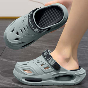 Deran Oem Heren Modieuze Zomer Binnen En Buiten Gat Schoenen Strand Sandalen Luie Tuin Baotou Slippers Platform Stijl Klompen - Product Image 3