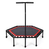 Red de Seguridad Rectangular SHENGDE, Mini Trampolín Profesional para el Hogar, Trampolín de Fitness para Interiores y Exteriores para Adultos/Niños