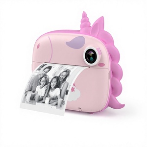 Câmera Digital Instantânea para Crianças com Impressão em Alta Definição, Zoom Óptico de 10x-20x, Sem Tinta, Papel de Impressão, Cartão TF de 32G, Selfie, Vídeo, Canetas Coloridas DIY - Product Image 3