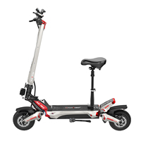 Trottinette électrique pliable 72V N6 tout-terrain, vélo de ville avec siège, batterie lithium, phares LED étanches, moteur 1500W*2, 80km/h