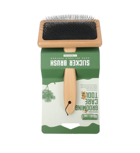 Peine para Mascotas con Mango <span class=keywords><strong>de</strong></span> Madera y Sándalo, Púas <span class=keywords><strong>de</strong></span> Acero Inoxidable, Apto para Perros y Gatos, Elimina el Pelo Suelto - Product Image 2