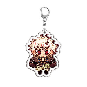 Hells Paradise <span class=keywords><strong>War</strong></span> Demon Doppelschichtiger UV-bedruckter Acryl-Schlüsselanhänger Lude Enji Zanka Taschenanhänger Cross-Border Lager Anime - Product Image 1