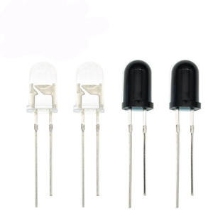 OKY0128 + OKY0130 IR fototransistor 940nm 5mm IR fotodiodo a infrarossi diodo - Product Image 1