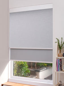 ستائر ZSTARR مزدوجة بتصميم مخصص للمنازل والفنادق، ستائر تعتيم ليلية ونهارية آلية تعمل بالريموت كنترول، ستائر رول كهربائية مزدوجة للنوافذ - Product Image 3