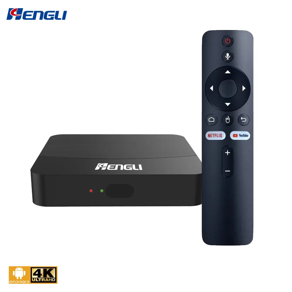 HENGLI Box TV 4k au prix le plus bas Android 11 décodeur 2 Go 16 Go wifi box smart tv android