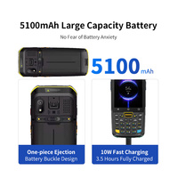 Terminal PDA industriel robuste Android JINGXIN avec lecteur de carte intelligente NFC, WiFi 4G LTE, Ethernet, écran 4 pouces, 450 NIT, étanche
