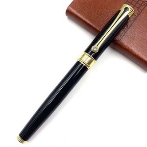 Black Gold Trim Rhinestone Accent Twist Metal <b>Ballpoint</b> <b>Pen</b> Luxury Executive Signature <b>Pen</b> Custom Logo for Business Corporate - Product Image 1