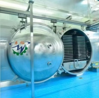 Automatische roestvrijstalen PLC-gestuurde voedselvriesdroogmachine vacuümdroger uit China, hoge efficiëntie