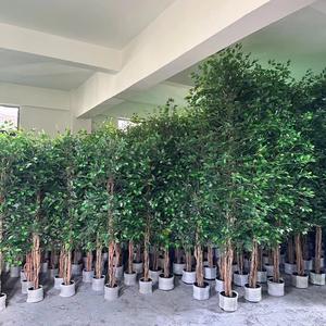 Bonsái de plástico artificial grande para decoración de interiores, Jardín Botánico simulado con protección UV para habitación de niños - Product Image 4