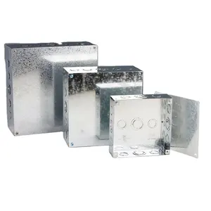 亜鉛メッキ亜鉛メッキ金属ジャンクションボックス適応ボックス低価格で耐久性