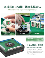 Mini table de Mahjong portable de voyage avec 144 carreaux de Mahjong multi-personnes Mahjong à usage domestique