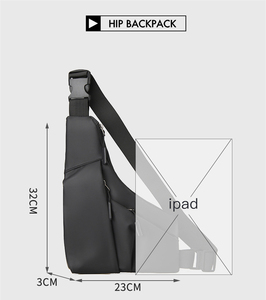 2024 nueva bolsa de pistola antirrobo ajustada para hombres, bolso informal de cuero para hombres, bolso cruzado informal para el pecho para correr y salir - Product Image 6