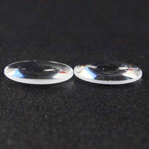 Lente biconvexa convexa plana de vidrio de sílice fundido <span class=keywords><strong>UV</strong></span> de 8mm 9mm 10mm de diámetro personalizado - Product Image 1