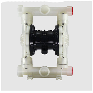 Pompe pneumatique à diaphragme pour traitement des eaux industrielles, transfert d'acides et d'alcalis, double QBY en plastique - Product Image 2