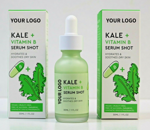 Sérum pour le visage riche en antioxydants hydratants végétaliens Aloe Vera Sérum hydratant apaisant à la vitamine B pour un éclat radieux - Product Image 2