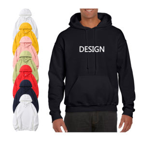 Sudaderas con Capucha Personalizadas con Logotipo, Sudaderas con Bolsillo, Manga Larga, Color Liso, Tallas Grandes para Hombre - Product Image 1