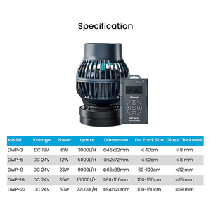 Jebao DWP Series Bluetooth Smart Vario DC <span class=keywords><strong>Aquarium</strong></span> Wave Maker <span class=keywords><strong>Pompe</strong></span> App Control Fish Tank Intelligent Mute Wavemaking Pump - Product Image 5