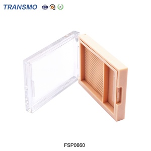 Boîte à fard à paupières vide carrée de qualité en gros, étiquette privée, conteneur en plastique pour fard à paupières, compact pour blush - Product Image 5