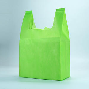 Sac en T-shirt non tissé écologique et économique, fabricant de T-shirts, sac en T-shirt non tissé jetable personnalisé - Product Image 4