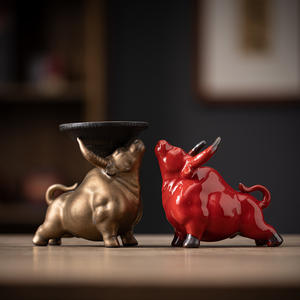 Wuyang violet sable vache air thé animal de compagnie décoration pièce Kung fu ensemble filtre <span class=keywords><strong>boutique</strong></span> peut nourrir jouer plateau a - Product Image 1