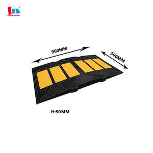 Caoutchouc Sécurité urbaine Automobile Ralentisseurs Meilleur <span class=keywords><strong>prix</strong></span> Empêcher les excès de vitesse dans les zones résidentielles - Product Image 3