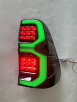 Feux arrière haut de gamme pour HILUX REVO ROCCO 2015 2016 2017 2018 2019 2020, avec lentille fumée LED et lumière ROUGE VERT BLEU