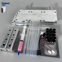 Kit de refroidissement de processeur en aluminium refroidi par eau ANTZ15 420K compatible, de haute qualité, avec système air-eau