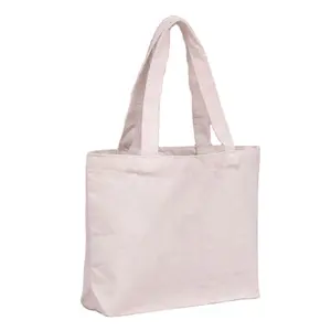 Ecological Shopping Cotton Bags Wholesale Beach Canvas Bag Plain