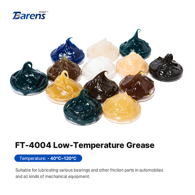 Barens FT-4004 Extreme Low Temperature Industrial Lubricant Multipurpose Grease Anti-Wear Oxidation Stability NLGI 2 Extend