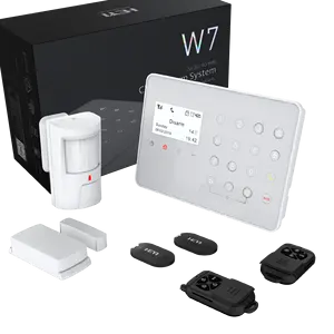 Système d'alarme de contrôle avec application filaire sans fil wi-fi GSM GPRS haut de gamme avec numérotation automatique CID SIA pour maison intelligente sécurité antivol