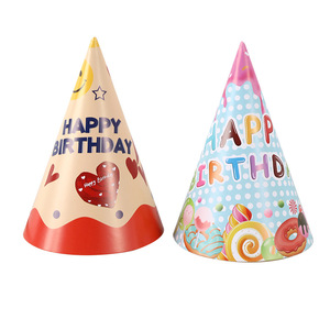 Creativo usa e getta cappelli di <span class=keywords><strong>compleanno</strong></span> di carta per bambini e adulti speciale nuovo Design per le decorazioni del partito - Product Image 5