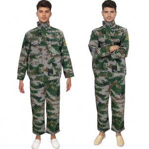 Uniforme d'entraînement tactique à carreaux résistant à la déchirure respirant pour la sécurité extérieure Uniforme de travail de camouflage en gros - Product Image 1