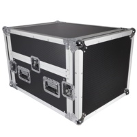 Rack de mixage DJ 13U, combo 6U, flight case musical avec tablette pour ordinateur portable