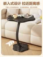 Table basse de style rétro, vente directe d'usine, table d'appoint mobile, mini table basse ovale