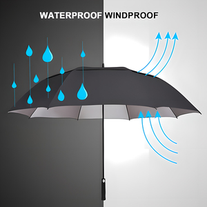 Oversized Automatic Open Golf <b>Umbrella</b> UV Protection Fiberglass Frame <b>Umbrella</b> Wholesale - Product Image 2