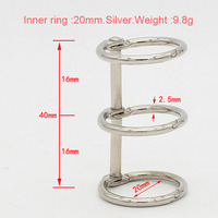 3-Loch-Metall-Clip-Buchringe Locker-Blätter-Bindemaker für A5 A6 A7 Papier Aufbewahrungswerkzeug Scrapbooking Kunsthandwerk DIY-Student