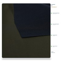 Tissu Oxford en mélange de polyester et de nylon 210D+150g, imperméable, résistant à l'abrasion, anti-UV, pour matériaux de chaussures et sacs à dos de randonnée