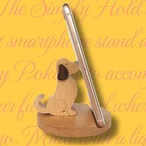Support de téléphone portable en bois, multifonctionnel, mignon, en forme d'animal, non pliable, à un seul niveau, type support de rangement, vente en gros LYP - Product Image 4