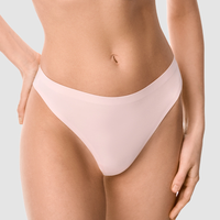 Sous-vêtements féminins personnalisés avec logo, en nylon et élasthanne, taille basse, séchage rapide, respirants, sans couture, OEM ODM