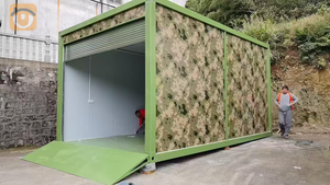 บ้านโมดูลาร์ถอดได้20ฟุตบ้านห้องโดยสารโมดูลาร์บ้านขนาดเแคมป์บรรเทาทุกข์ฉุกเฉินกู้ภัยเคลื่อนที่บ้านคอนเทนเนอร์ที่อยู่อาศัย - Product Image 3