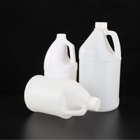 Bidon en plastique HDPE de 3800 ml (1 gallon) de couleur personnalisée pour détergent, liquide de nettoyage, huile moteur, huile de cuisson