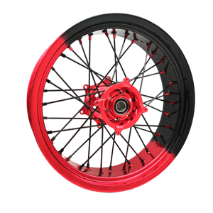 Ruedas de aleación de 17 pulgadas para moto <span class=keywords><strong>HONDA</strong></span>, juego de llantas Supermotard CRF110 CRF125 CRF250 CRF450 F, 1 unidad - Product Image 2