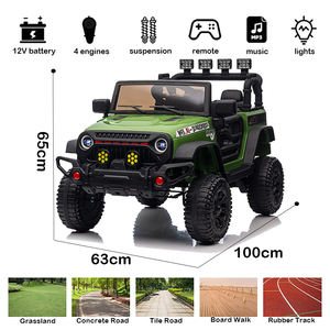 Vente flash : <span class=keywords><strong>Voiture</strong></span> électrique pour enfants à 4 roues rechargeable 12V, télécommande <span class=keywords><strong>2</strong></span>.4G, moteur 30W, batterie 4.5AH, plastique, <span class=keywords><strong>2</strong></span> <span class=keywords><strong>places</strong></span>, <span class=keywords><strong>2</strong></span>-4 ans - Product Image 2