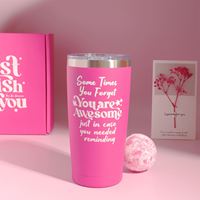 Nouveauté : Coffret cadeau personnalisé pour femme – Gobelet à vin « Thinking You » pour toutes occasions (anniversaire, Noël) – Cadeau unique « Je te souhaite une prompte guérison »