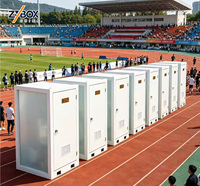 Remorque de toilettes mobiles pour camping, WC public, cabine de toilettes portative, toilettes extérieures, compostables, préfabriquées, certifiées CE, US AU