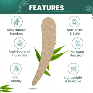 Espátula para Mascarillas Faciales de Bambú de Marca Privada - Product Image 3