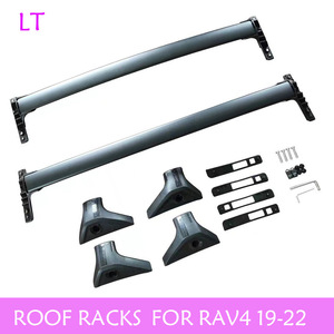 Roof Rails For 2019-2022 Toyota Rav4 Alloy Cross Bars Roof Mount Car <b>Rack</b> With Hardware Kit - Product Image 5